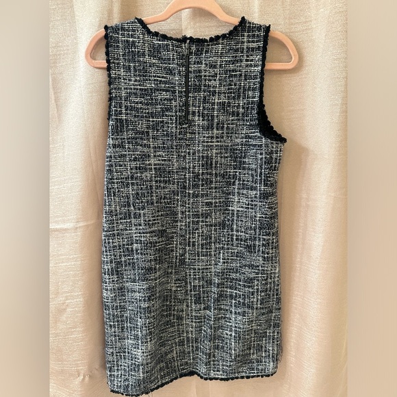 LOFT Outlet Textured Tweed Sleeveless Dress - Petite Small - Picture 3 of 3